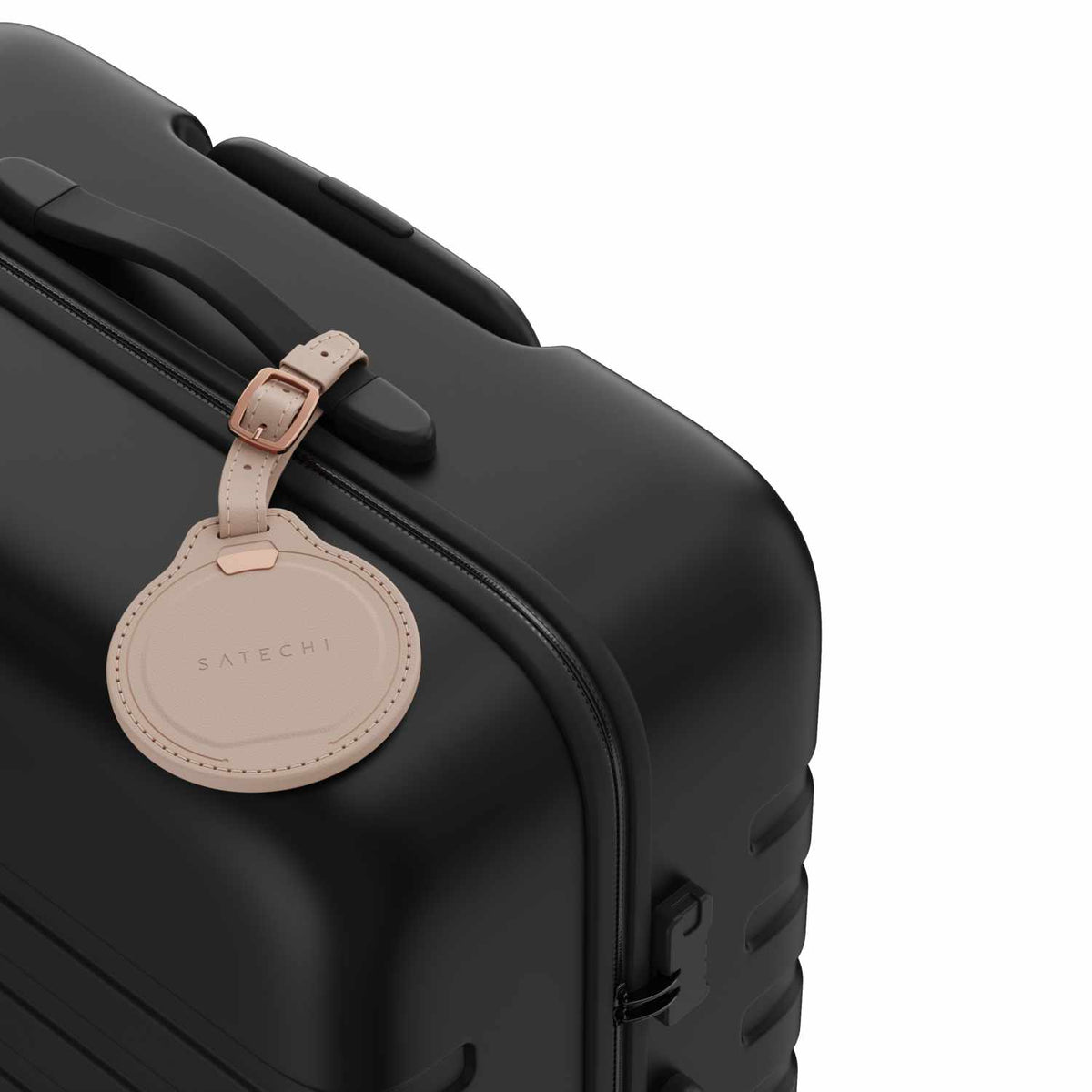 Satechi en cuir végétalien FindAll bagage Tag Desert Rose