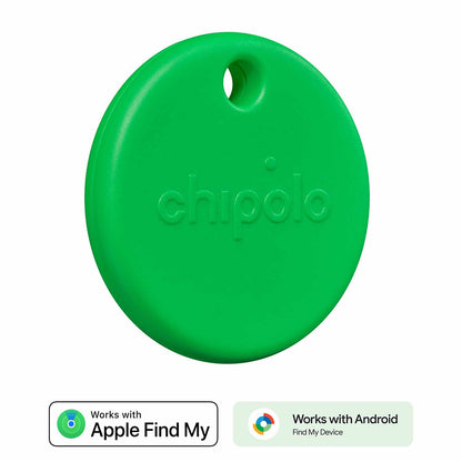 Chipolo POP Tracking Tag (Works with Google’s Find My Device or Apple Find My) Green