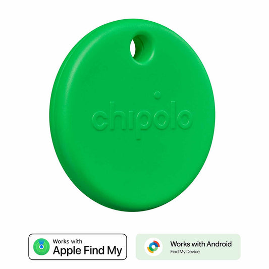 Chipolo POP Tracking Tag (Works with Google’s Find My Device or Apple Find My) Green