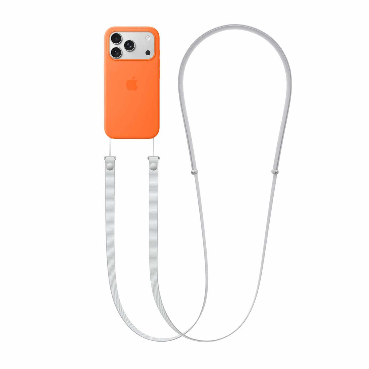 Apple bandoulière Sangle clair — gris