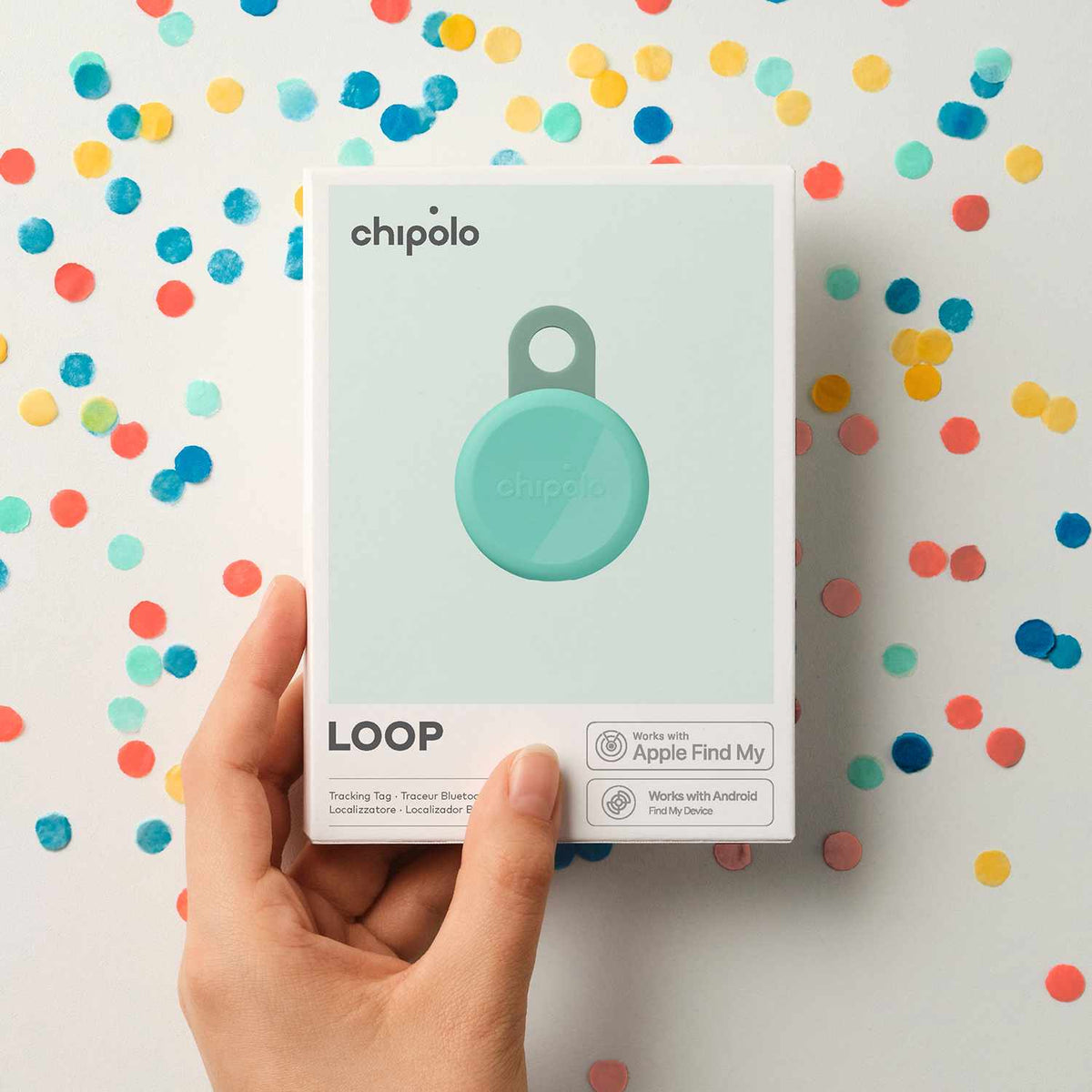 Chipolo LOOP Tracking Tag (Works with Android's Find Hub Device or Apple Find My) Mint