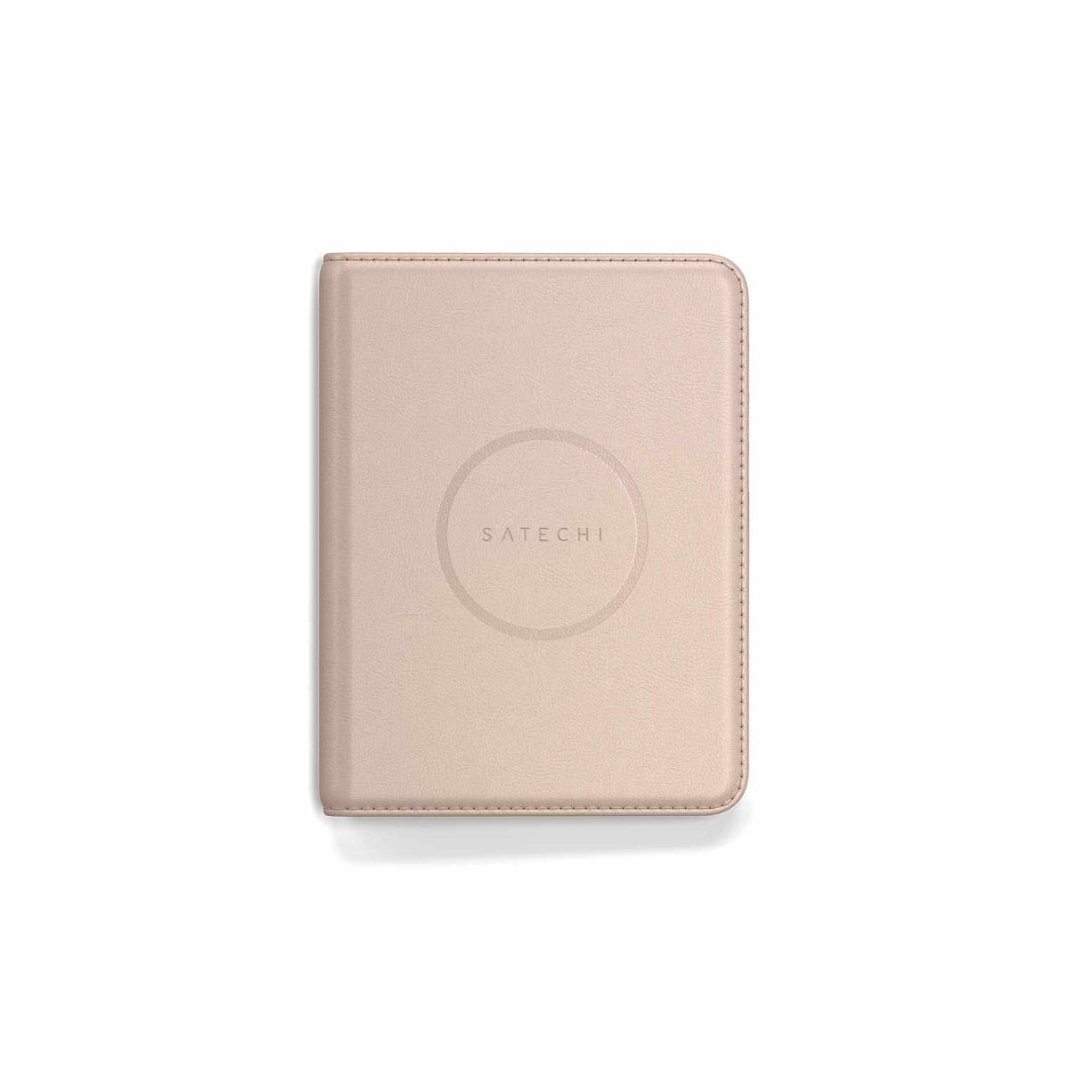 Satechi en cuir végétalien Passport Housse avec Find My Desert Rose