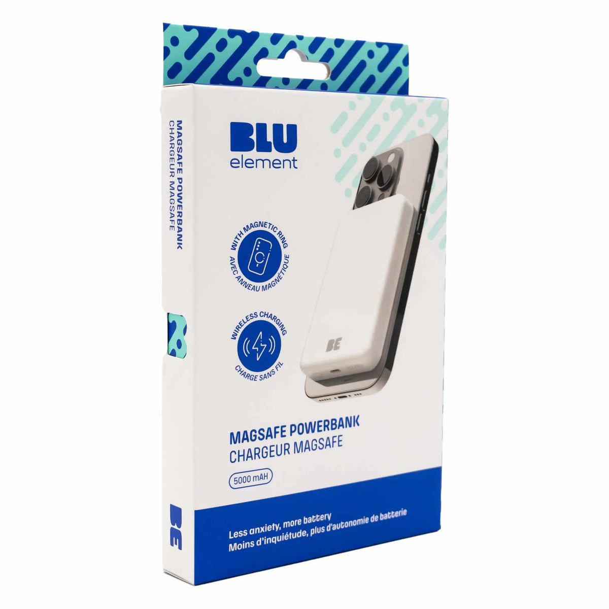 Blu Element MagSafe Powerbank 5,000 mAh White