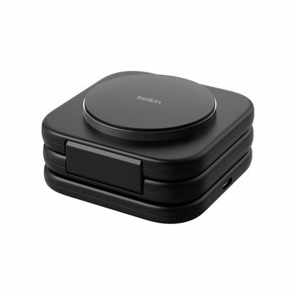 Belkin BoostCharge Pro Qi2 3-en-1 Travel — Station de recharge sans fil 15W — noir