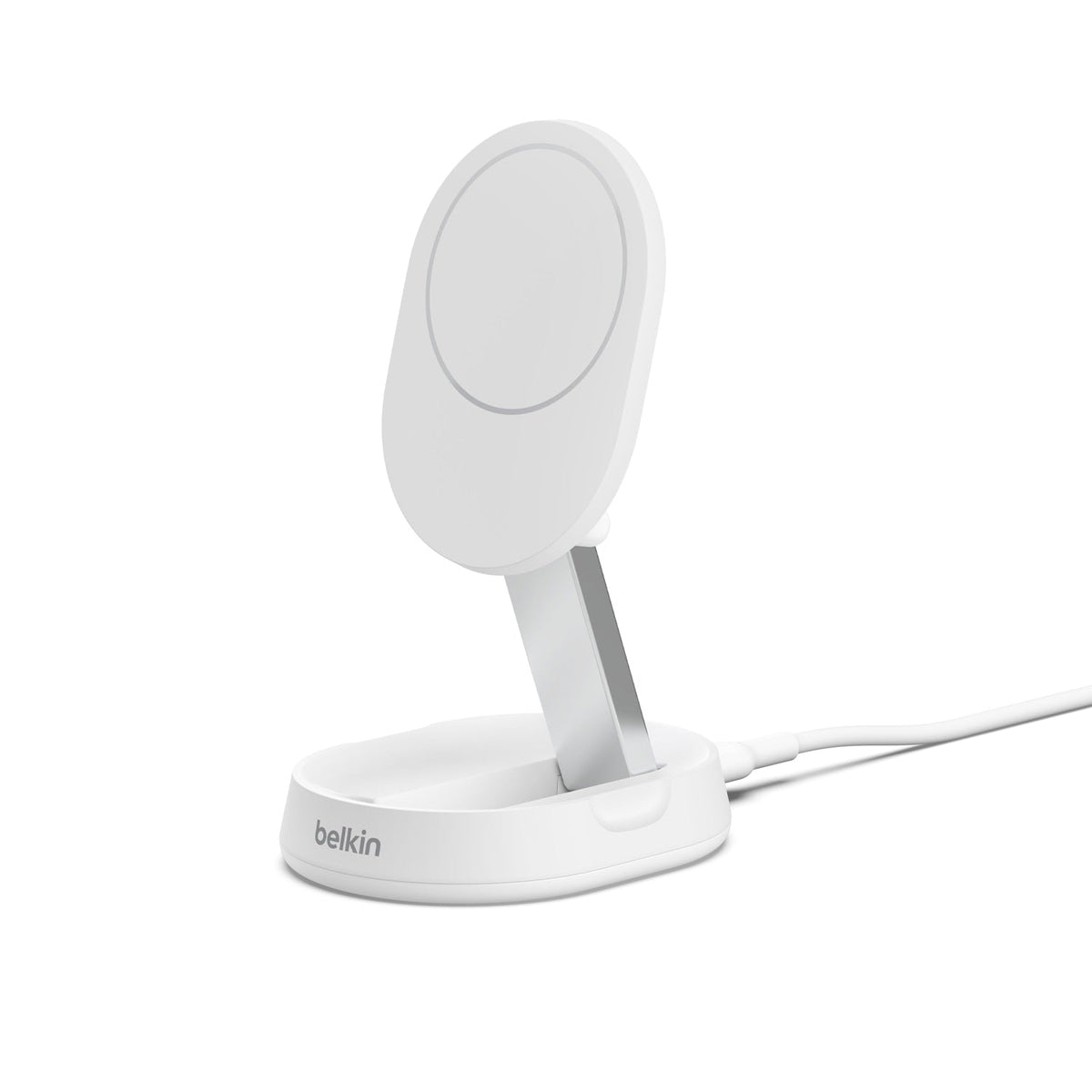 Belkin BoostCharge Pro Qi2 Convertible — Support de recharge sans fil 15W — blanc