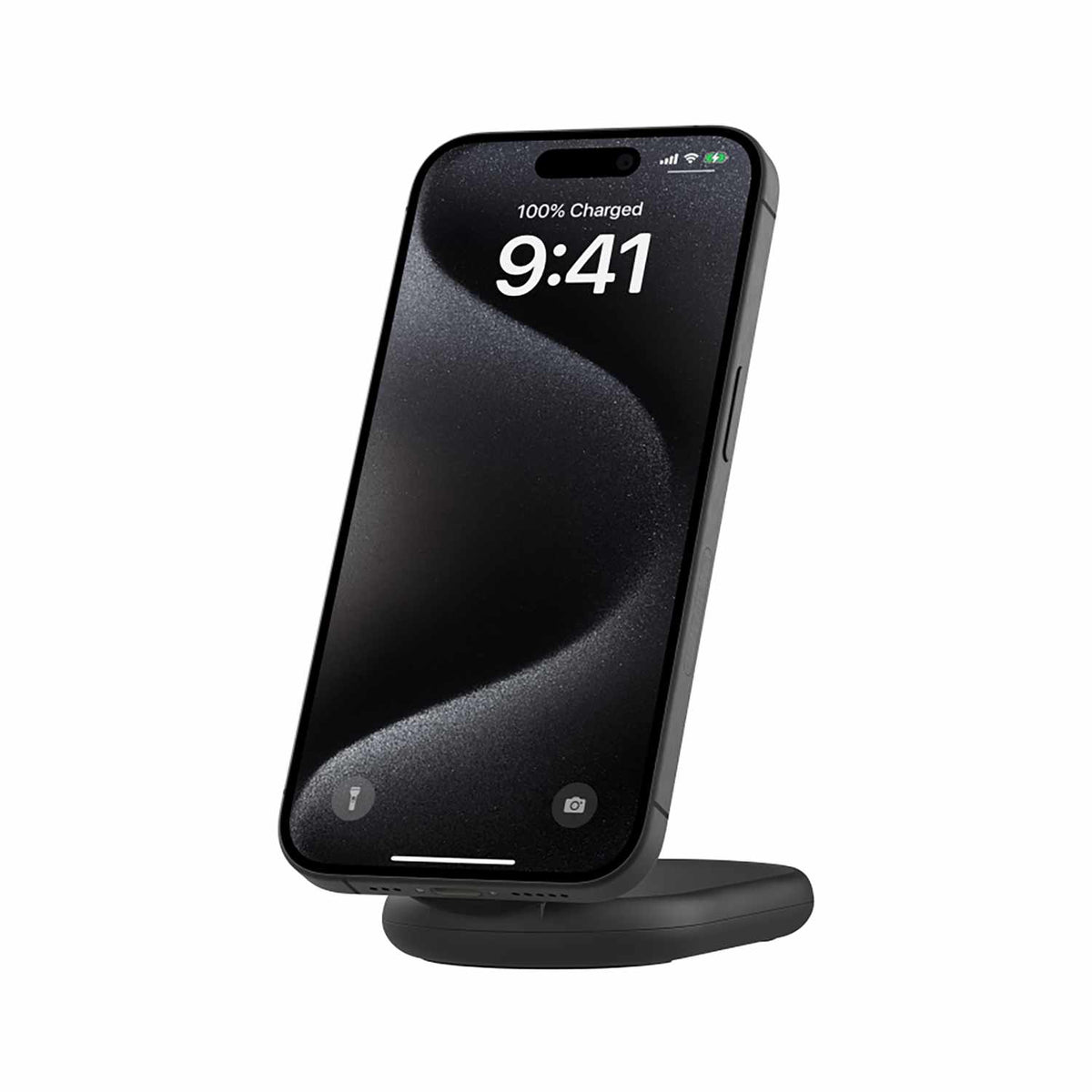 Belkin BoostCharge Qi2 — Support de recharge sans fil 15W — noir