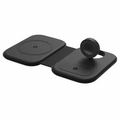 Helix/Retrak pliable 3-en-1 — Station de recharge sans fil — noir