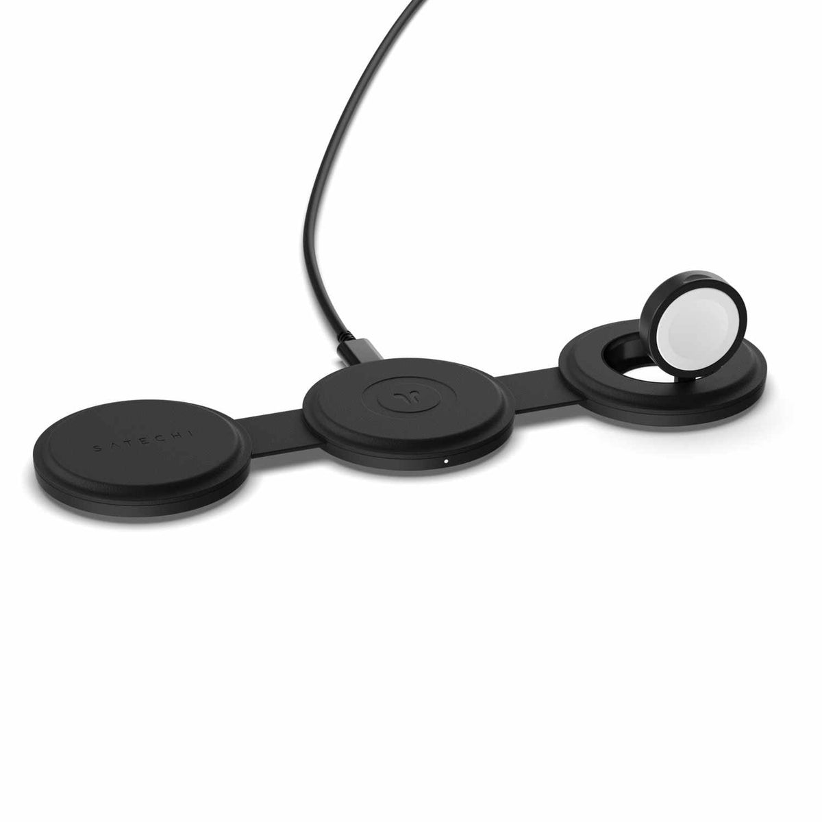 Satechi OntheGo 3-en-1 — Chargeur sans fil — noir