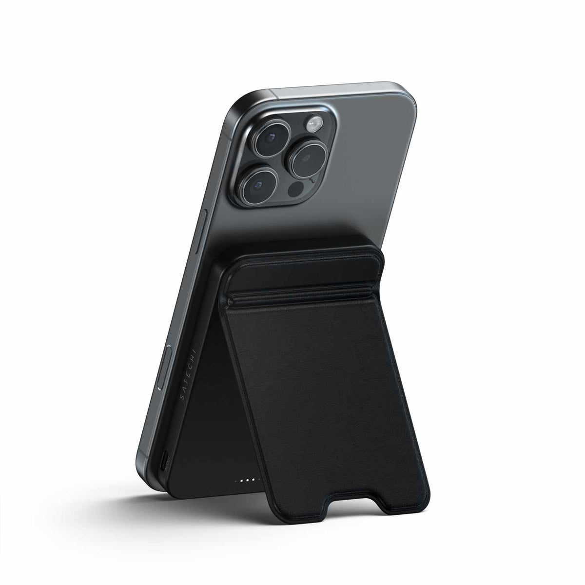 Satechi Qi2 5K Magnetic Power Bank with Stand Black