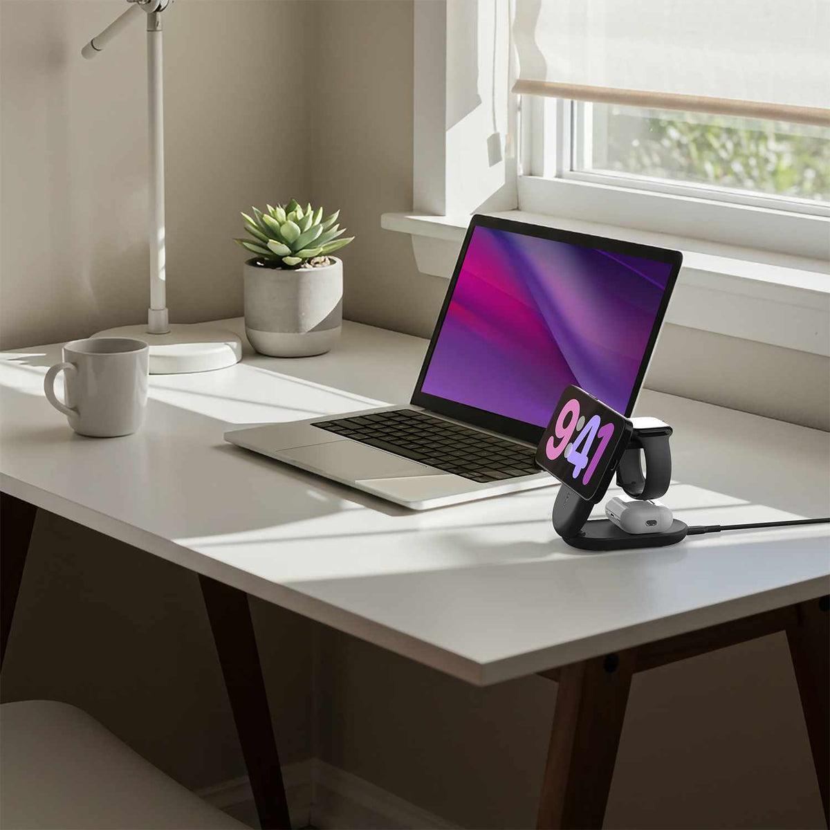 Belkin UltraCharge Qi2 3-in-1 Foldable Magnetic Charger 25W Black