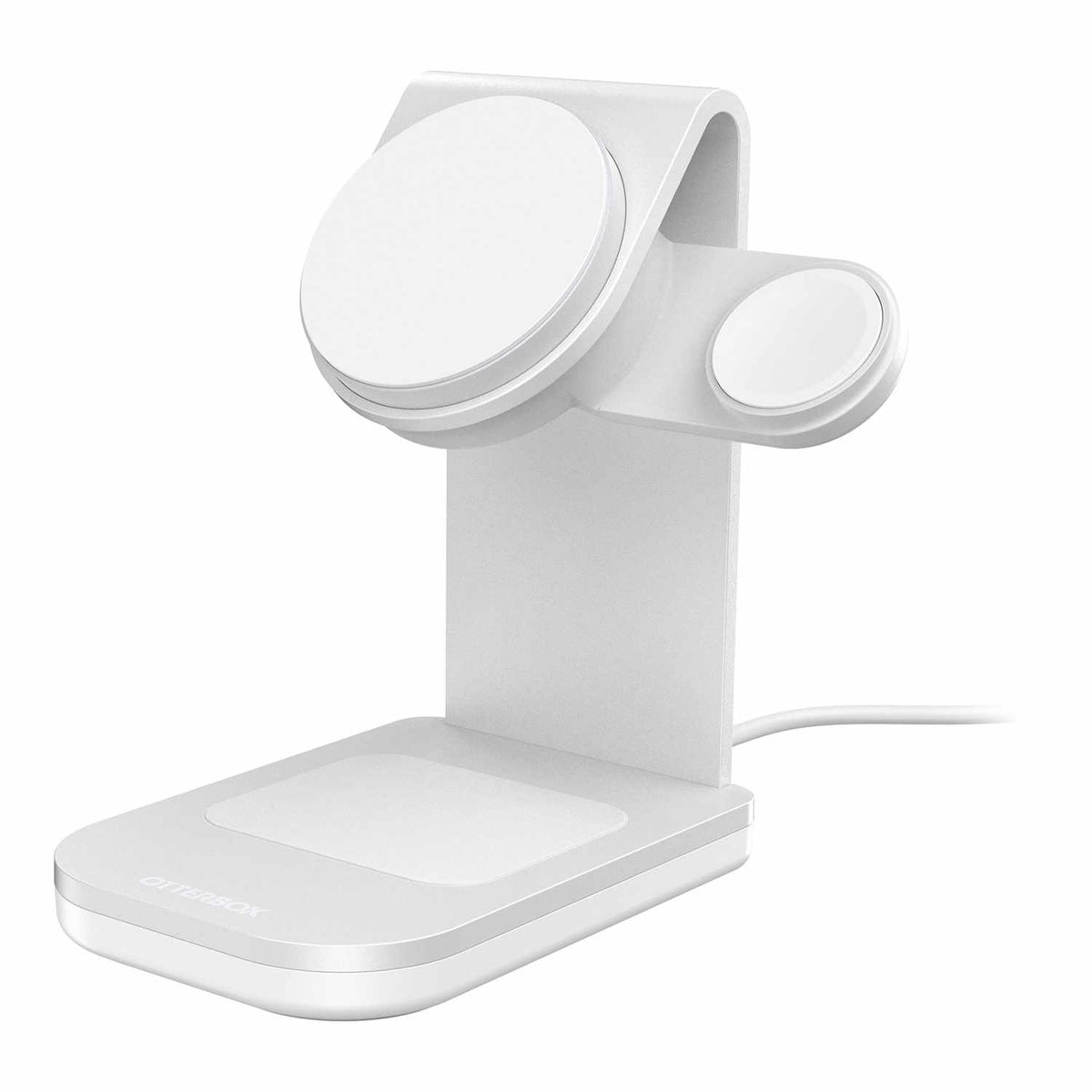 OtterBox Qi2 3-en-1 — Support de recharge sans fil 25W — blanc