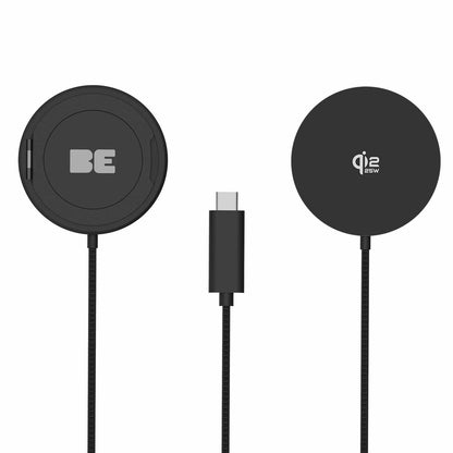 Blu Element PowerPuck25 — Chargeur sans fil avec support — noir