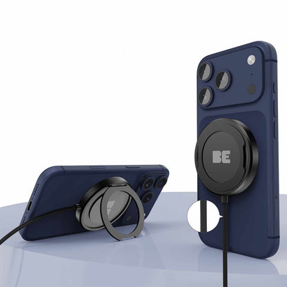 Blu Element PowerPuck25 — Chargeur sans fil avec support — noir