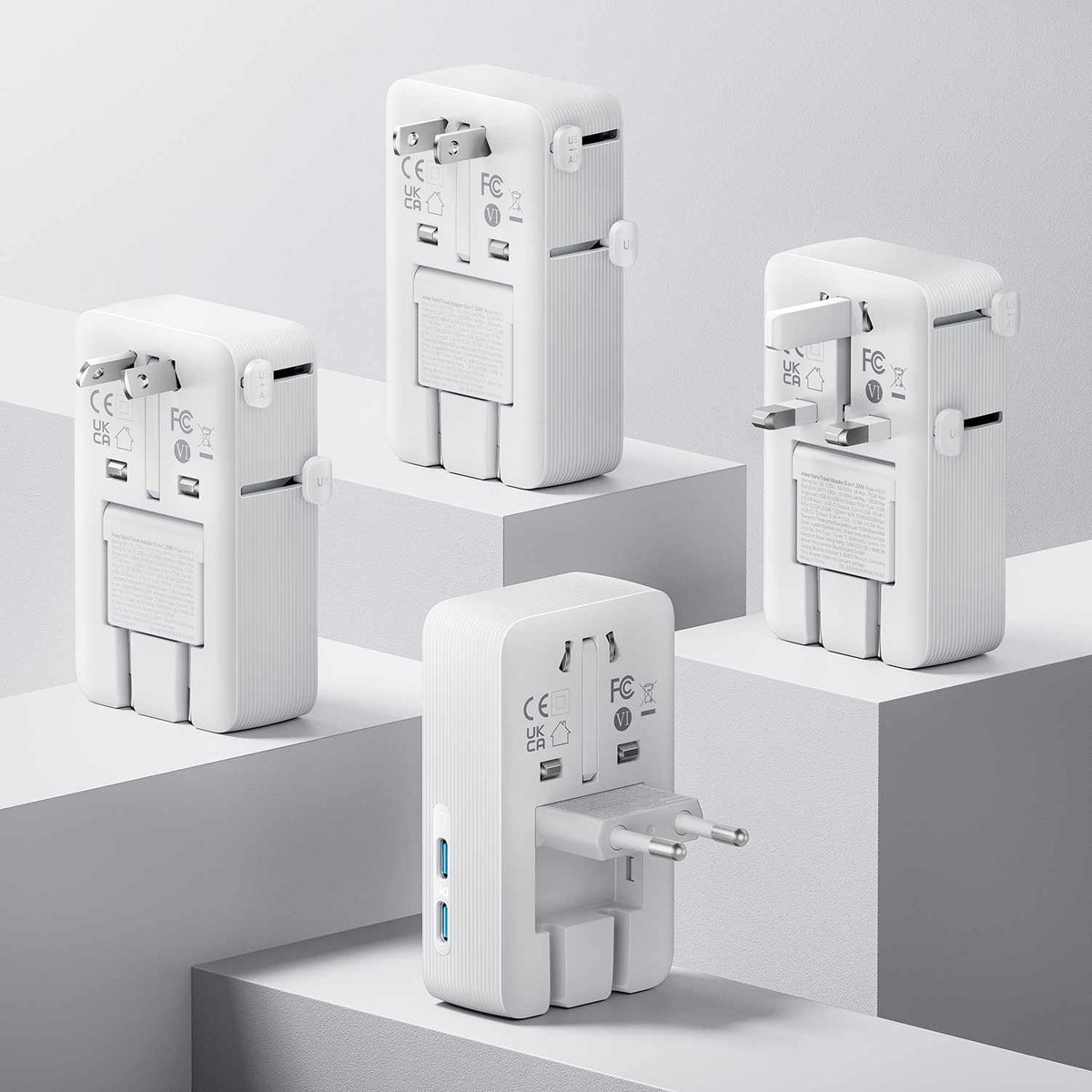 Anker 5-en-1 20W Nano Travel — Adaptateur — blanc