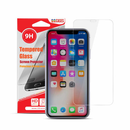 22 Cases Glass Screen Protector for iPhone 11/XR