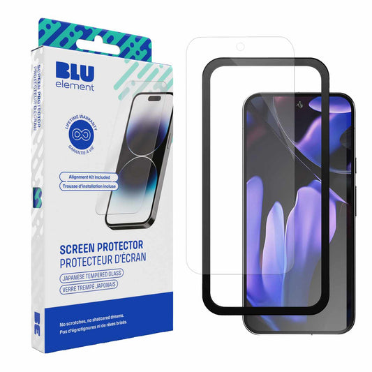 Blu Element Tempered Glass Screen Protector with Installation Kit Made for Google Pixel 10 Pro XL/9 Pro XL