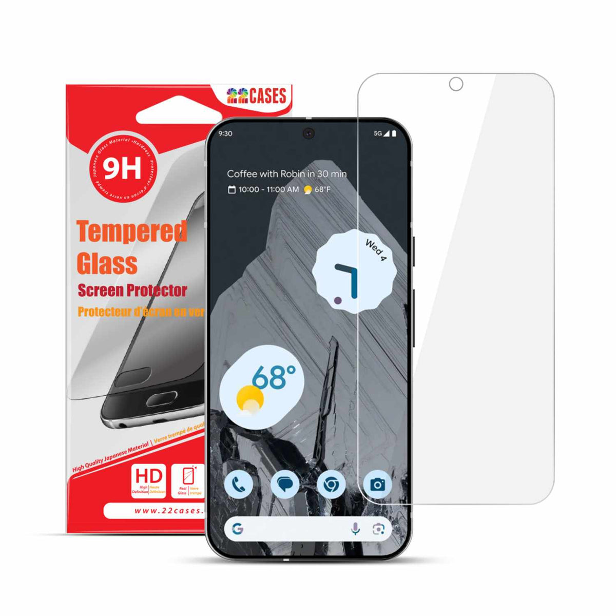 22SPGPIX9XL — Protecteur d’écran en verre trempé Pixel 9 Pro XL