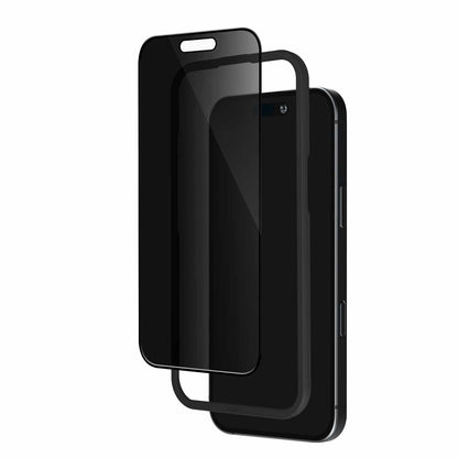 Blu Element Privacy Tempered Glass Screen Protector with Installation Kit for iPhone 16/15