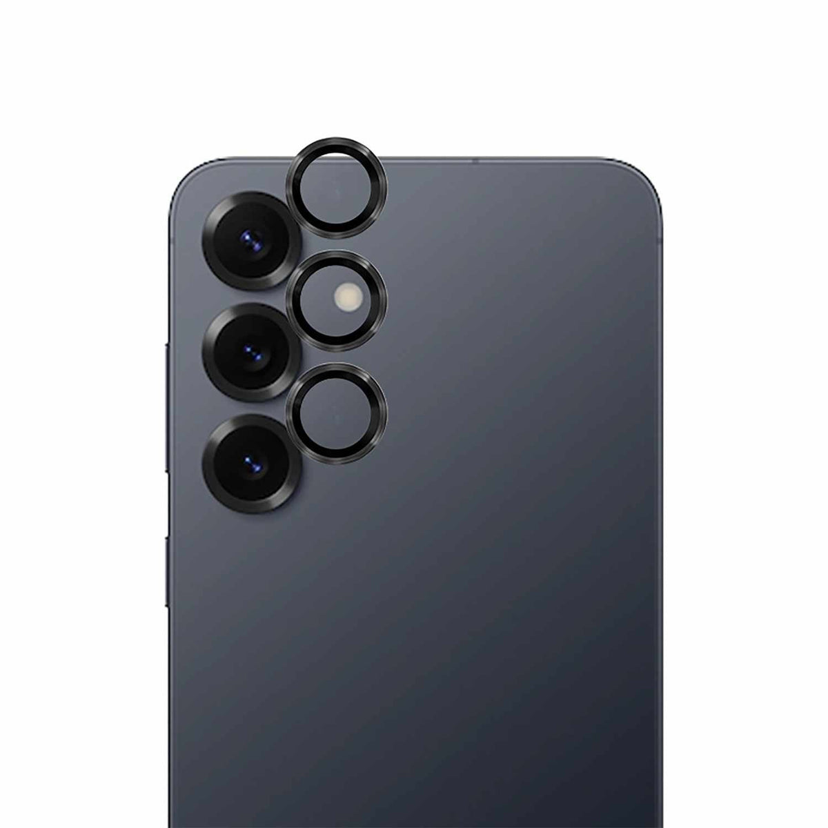 Blu Element Aluminum 1 by 1 Lens Protector Black for Samsung Galaxy S25