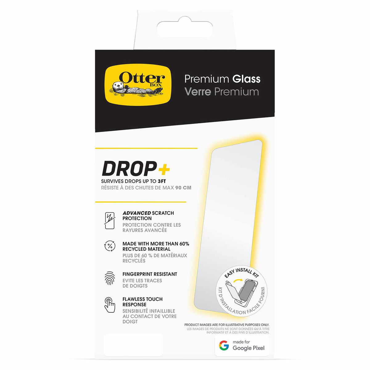 OtterBox Premium Glass Screen Protector for Google Pixel 10 Pro XL
