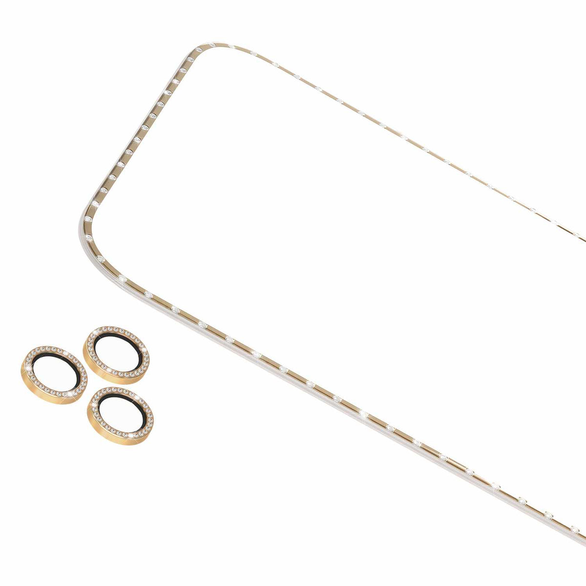 Kate Spade écran/ — Protecteur de caméra Style Ensemble ensemble en Stone or pour iPhone 17 Pro Max