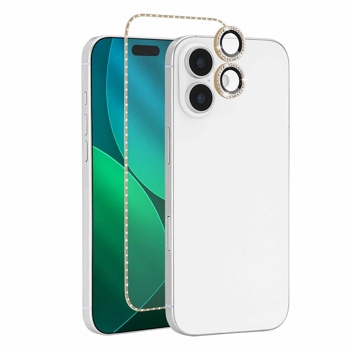 Kate Spade Screen/Lens Protector Style Kit Set in Stone Gold for iPhone 17
