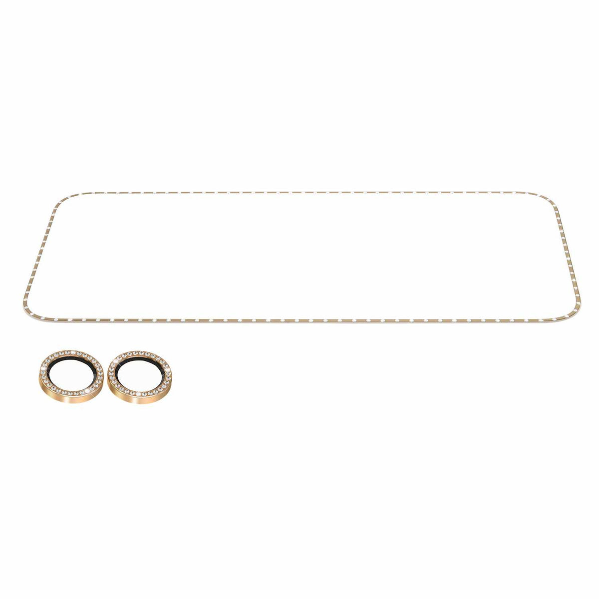 Kate Spade Screen/Lens Protector Style Kit Set in Stone Gold for iPhone 17