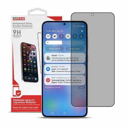 22 Cases Privacy Tempered Glass Screen Protector for Samsung Galaxy S26+