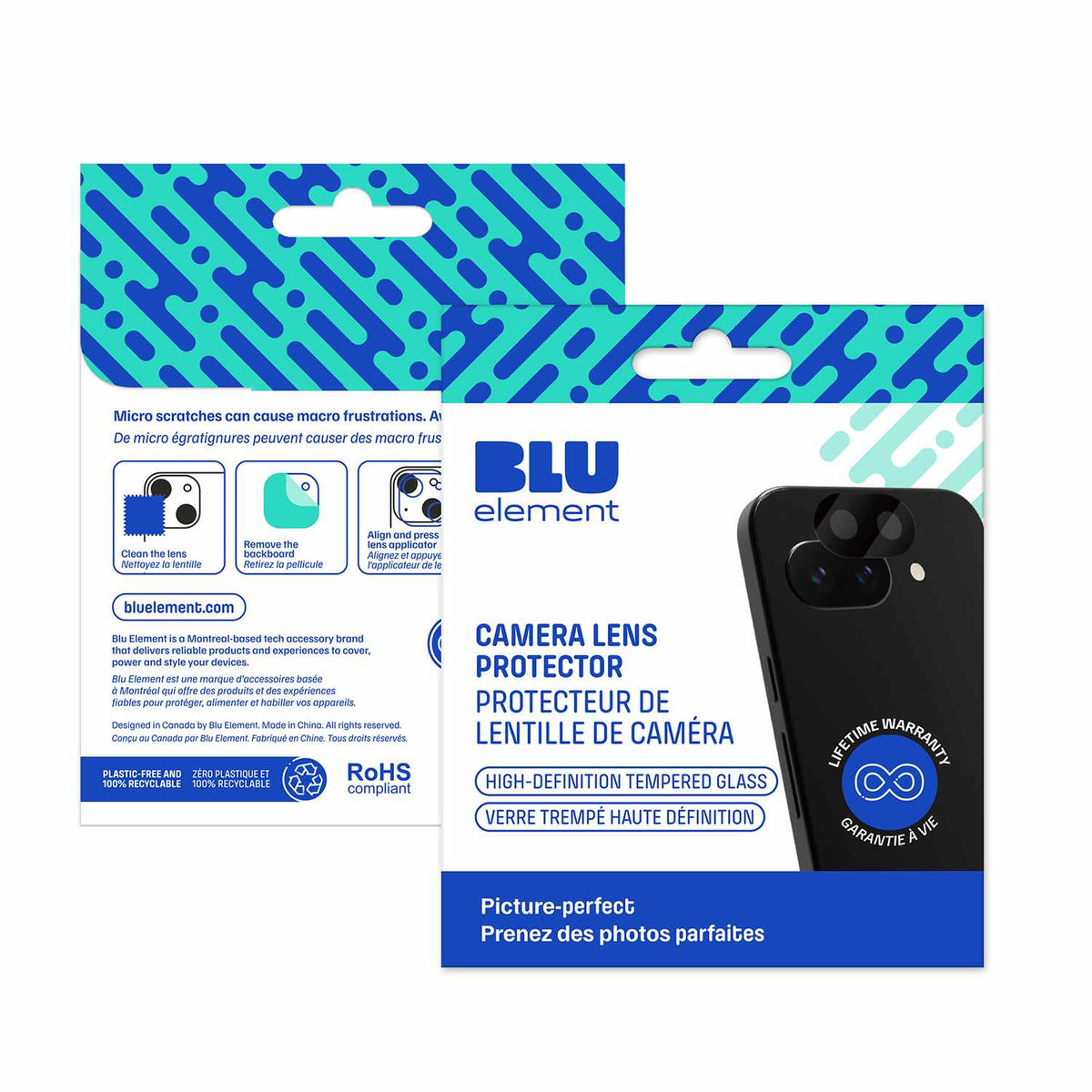 Blu Element Full Cover Lens Protector Black for Google Pixel 10a