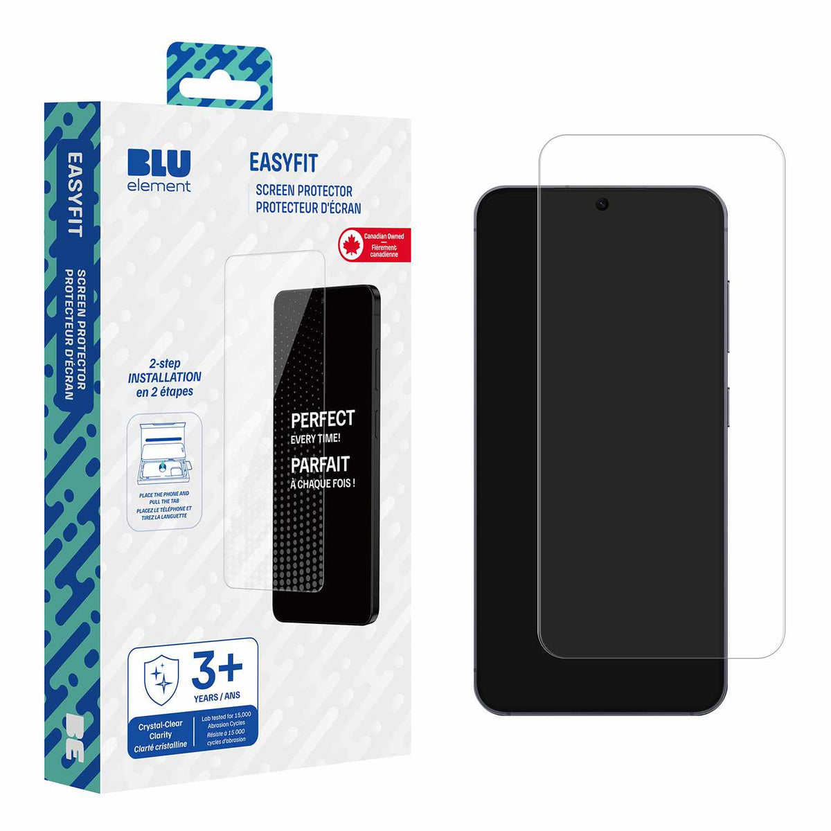 Blu Element EasyFit Eco — Protecteur d’écran pour Samsung Galaxy S26 FE/Galaxy S25 FE