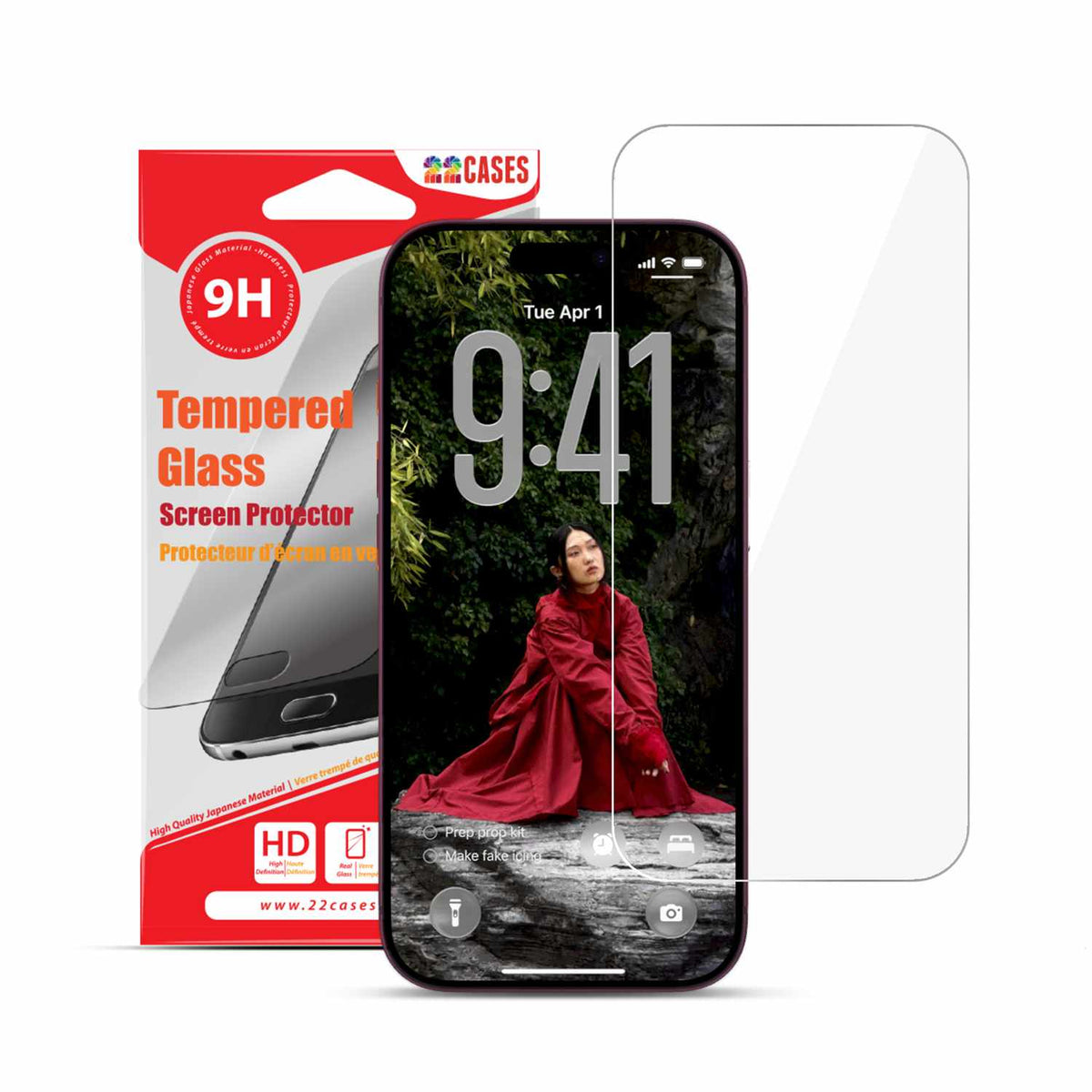 22 Cases Tempered Glass Screen Protector for iPhone 18 Pro/17 Pro