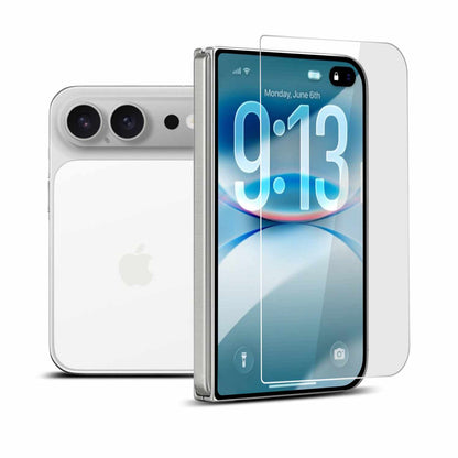 22 Cases — Protecteur d’écran en verre trempé (écran extérieur) pour iPhone Duo