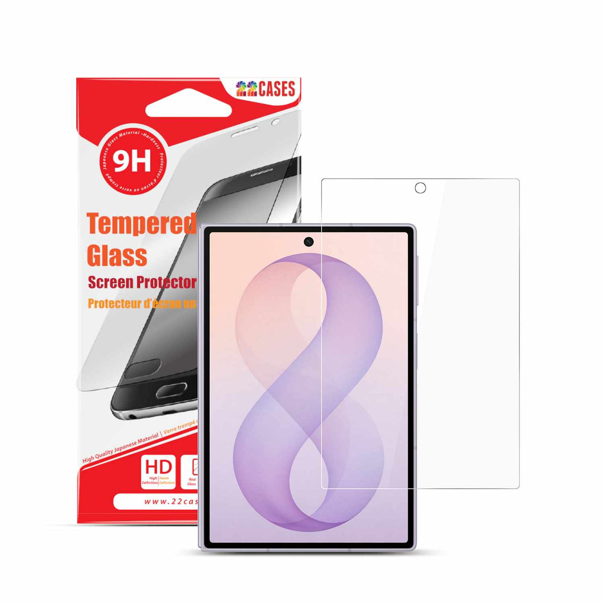 22 Cases Tempered Glass Screen Protector for Samsung Galaxy Z Fold8