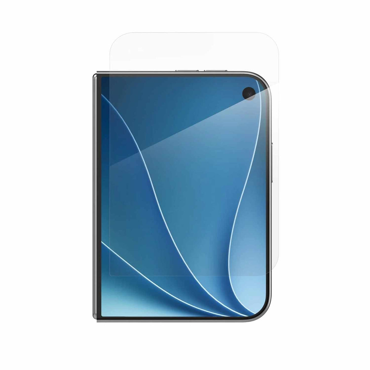ZAGG InvisibleShield — Protecteur d’écran en verre pliable pour écran extérieur pour iPhone Duo