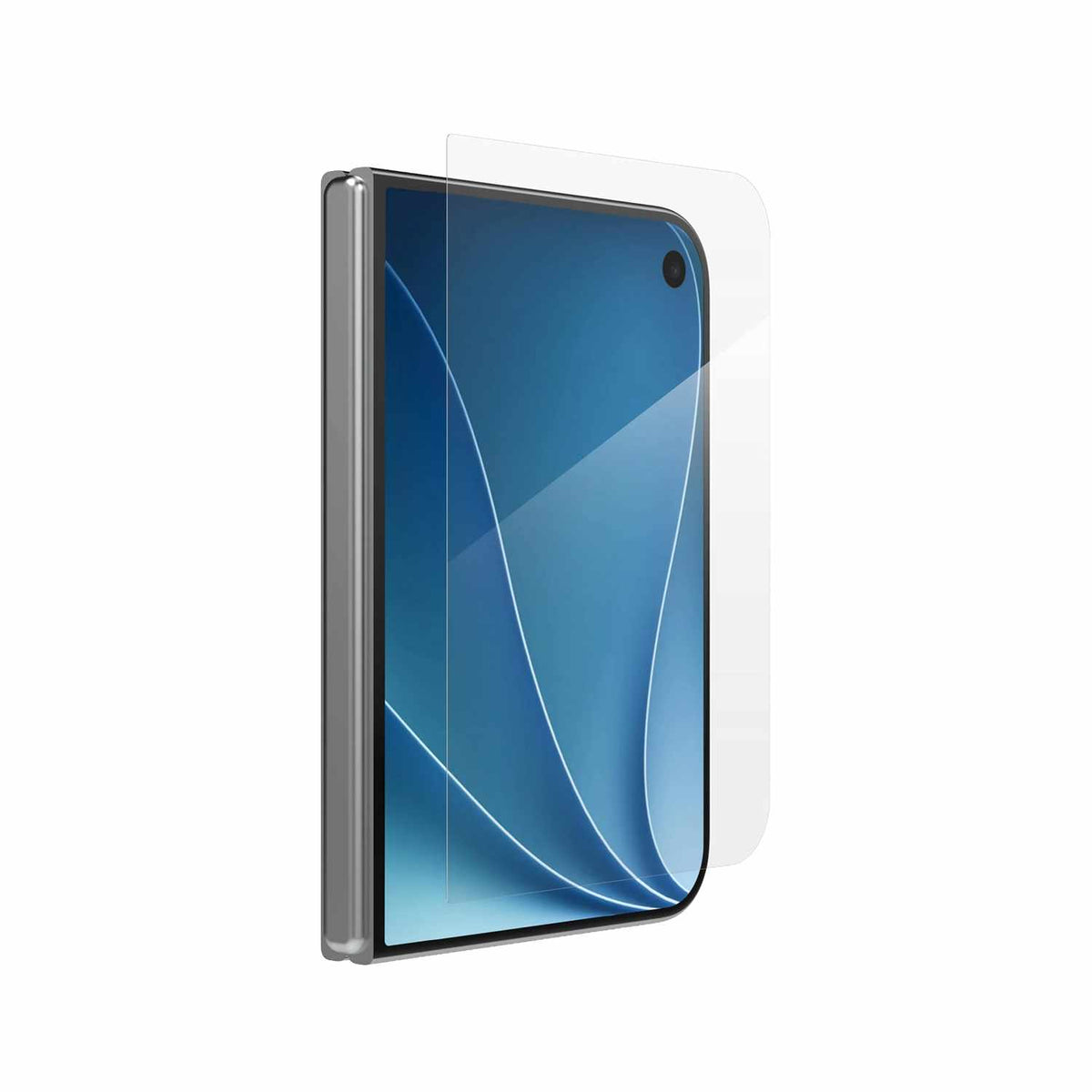 ZAGG InvisibleShield — Protecteur d’écran en verre pliable pour écran extérieur pour iPhone Duo