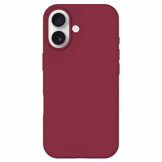 Blu Element — Étui en silicone MagSafe pour iPhone 17 — Cranberry