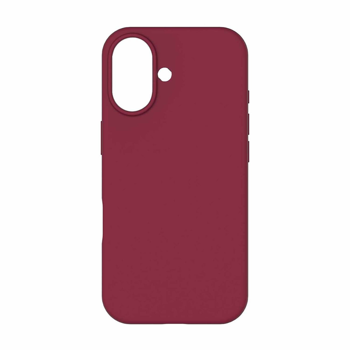 Blu Element — Étui en silicone MagSafe pour iPhone 17 — Cranberry