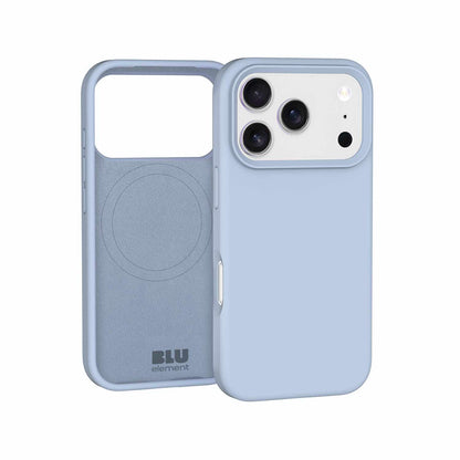 Blu Element — Étui en silicone MagSafe pour iPhone 17 Pro — Pastel bleu