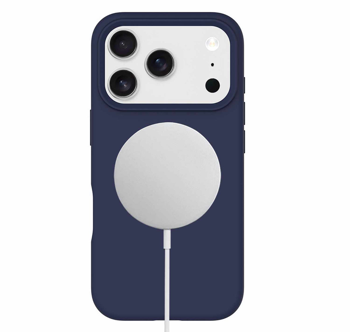 Blu Element — Étui en silicone MagSafe pour iPhone 17 Pro Max — bleu marine