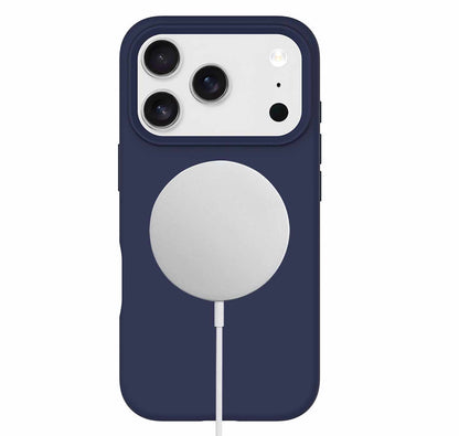 Blu Element — Étui en silicone MagSafe pour iPhone 17 Pro Max — bleu marine
