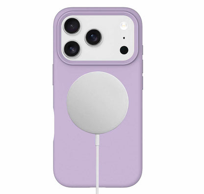 Blu Element — Étui en silicone MagSafe pour iPhone 17 Pro Max — lavande