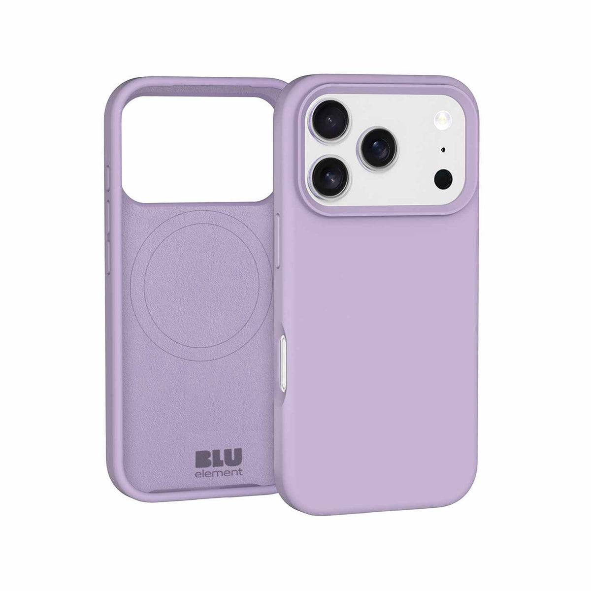 Blu Element — Étui en silicone MagSafe pour iPhone 17 Pro Max — lavande