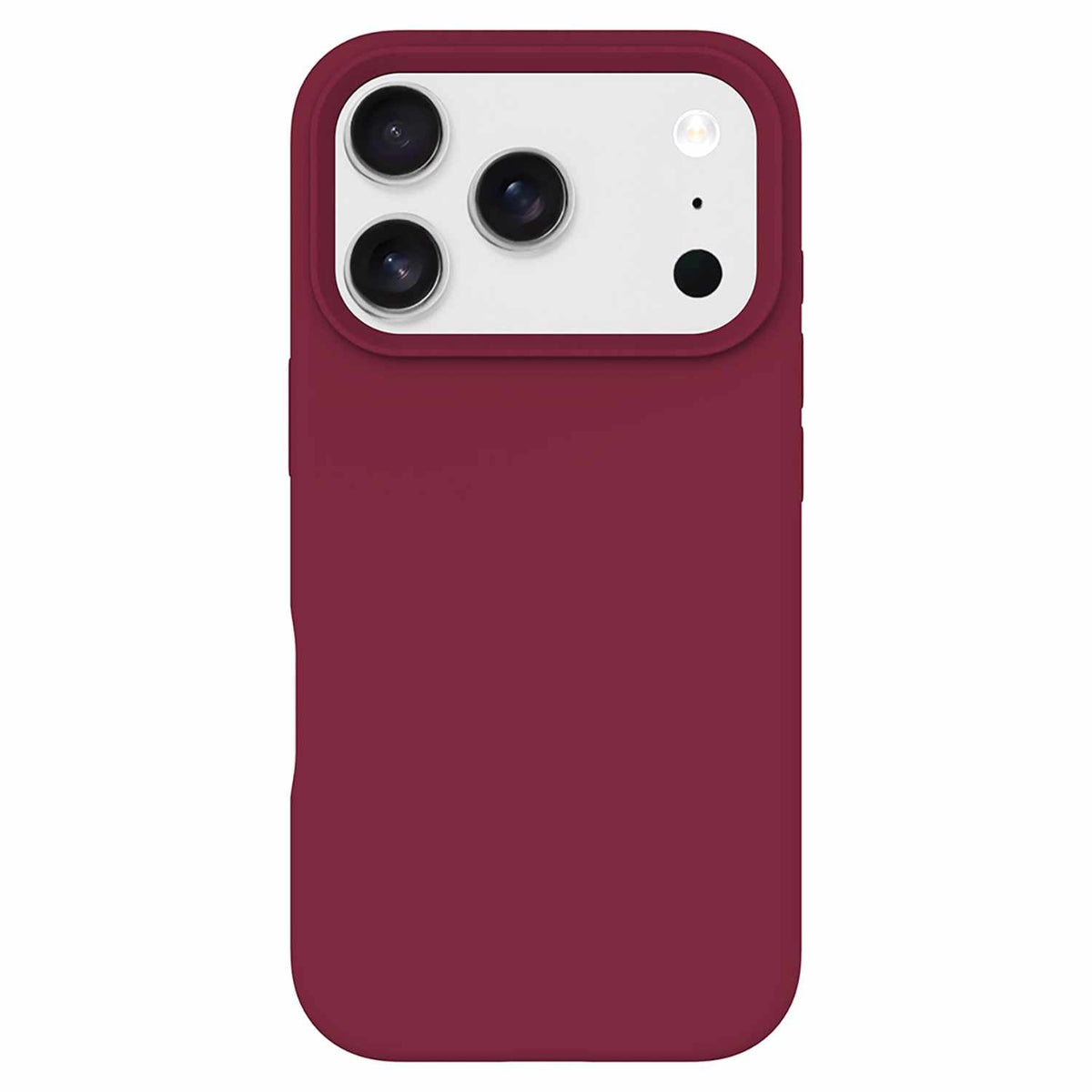 Blu Element — Étui en silicone MagSafe pour iPhone 17 Pro Max — Cranberry