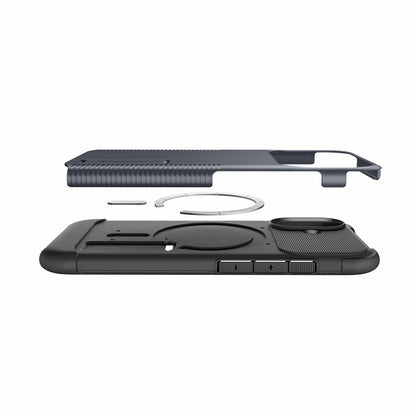 Spigen Slim Armor MagFit Case Metal Slate for iPhone 17