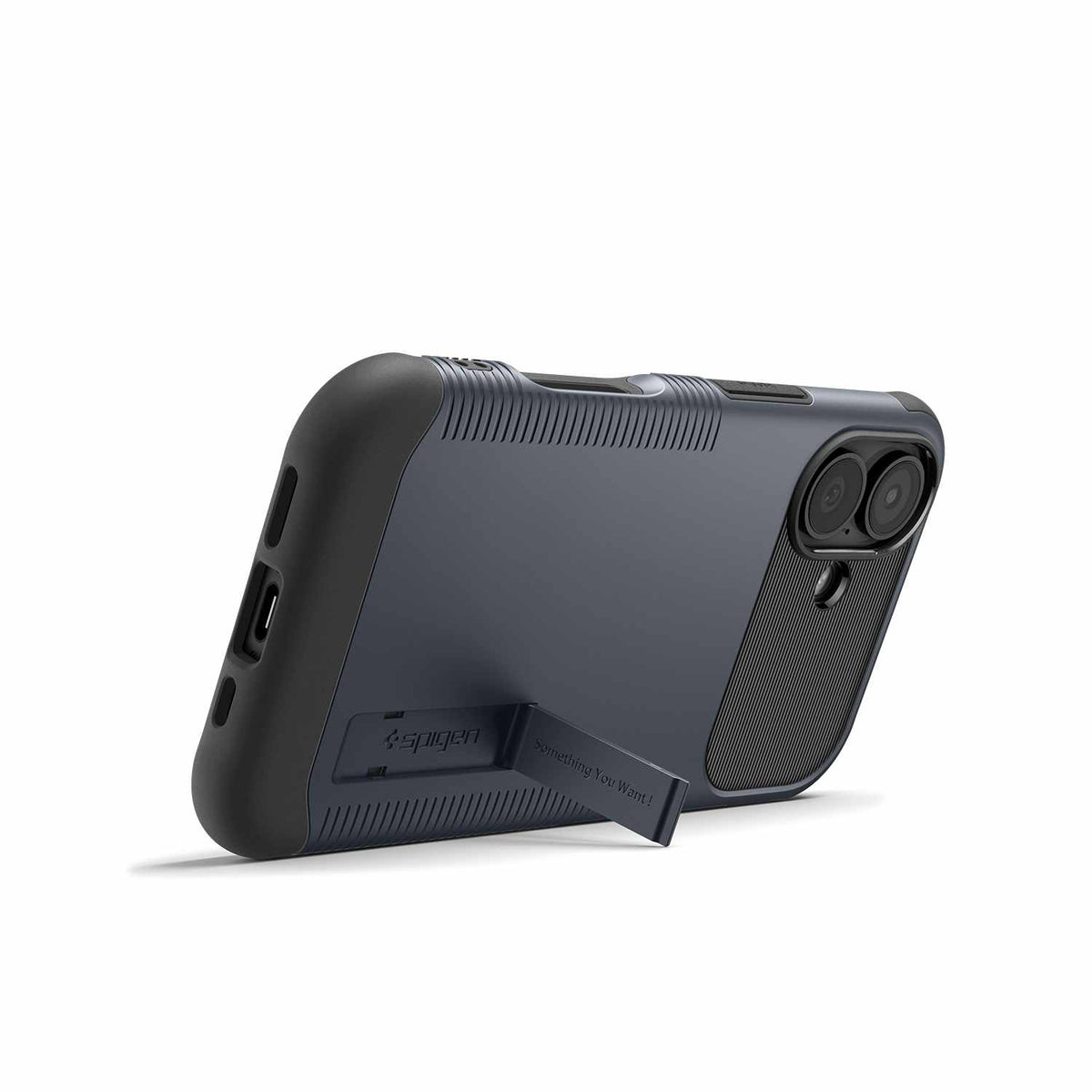 Spigen Slim Armor MagFit Case Metal Slate for iPhone 17
