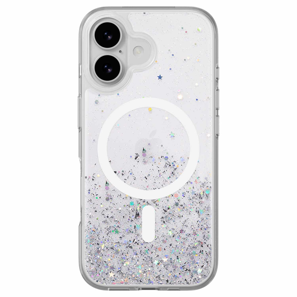 SwitchEasy Starfield 3D MagSafe Case Transparent for iPhone 17