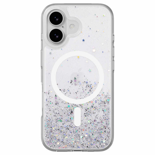SwitchEasy Starfield 3D MagSafe Case Transparent for iPhone 17
