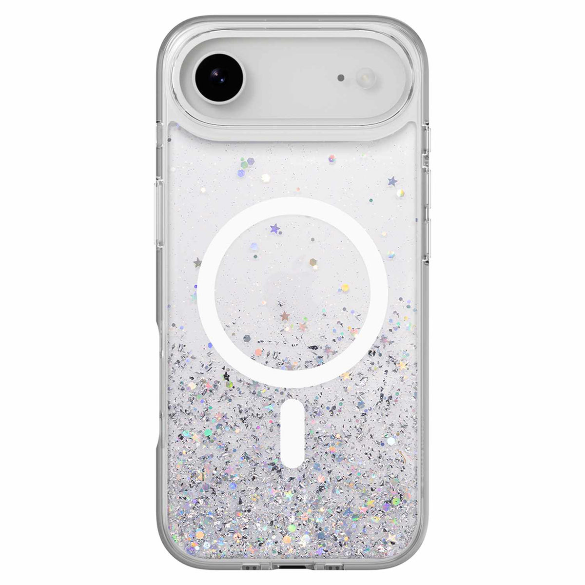SwitchEasy Starfield 3D — Étui MagSafe pour iPhone Air — transparent