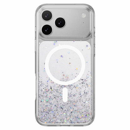SwitchEasy Starfield 3D — Étui MagSafe pour iPhone 18 Pro Max/17 Pro Max — transparent