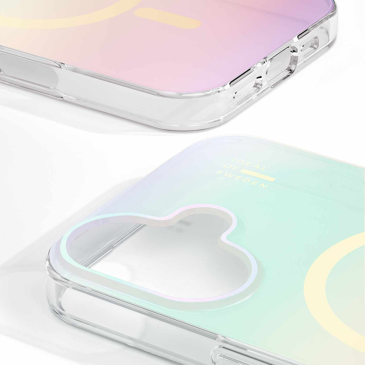 Ideal of Sweden transparent MagSafe Mid — Étui pour iPhone 17 — Shimmer